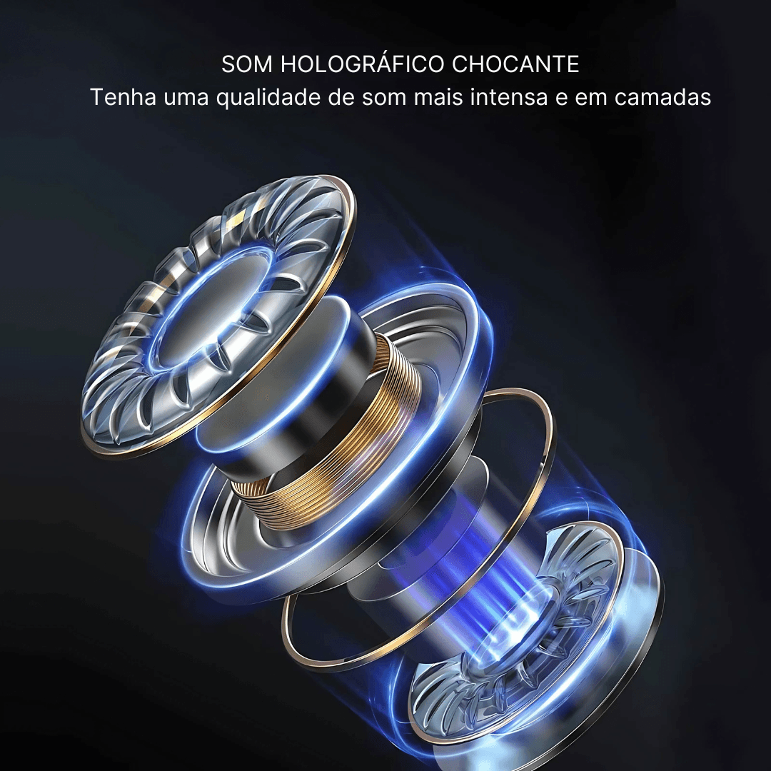 Fone de Ouvido Wireless com Cancelamento de Ruído - EchoBuds