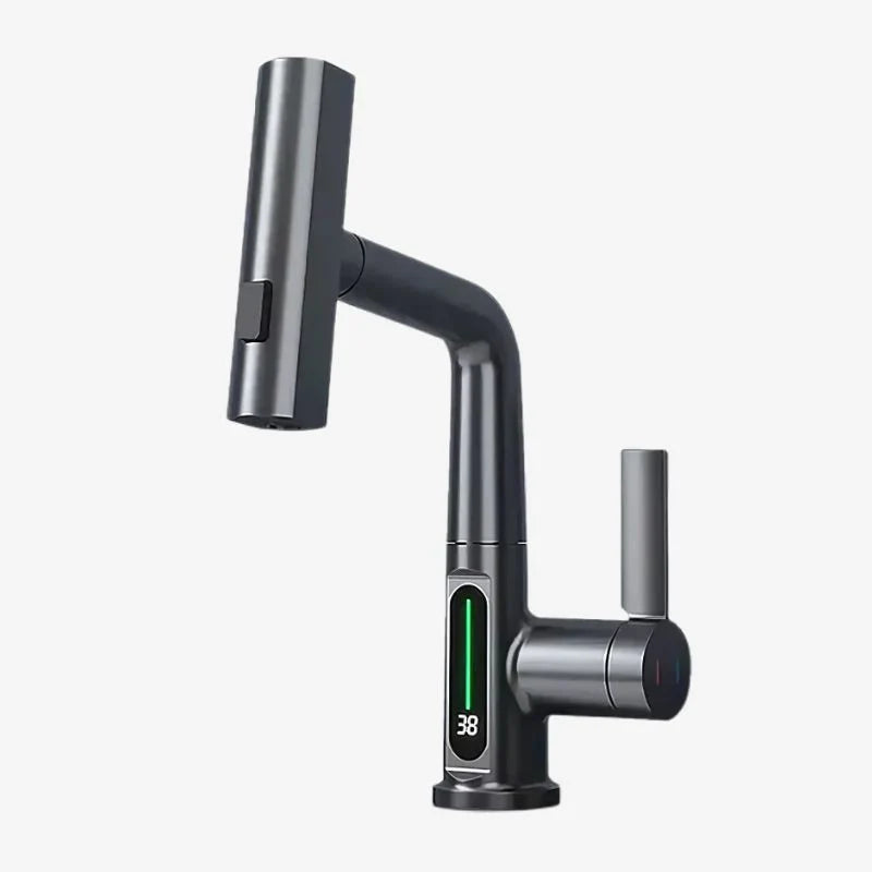 Torneira Digital com LED Indicador de Temperatura - Misturador Quente e Frio