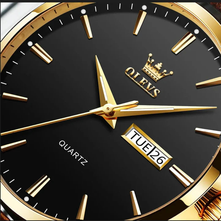 Relógio Masculino com Pulseira de Couro Yvar