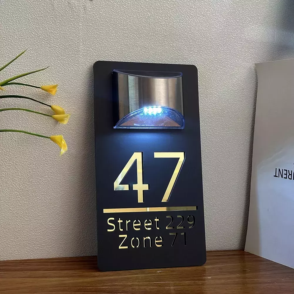 Placa Residencial e comercial personalizada com energia Solar!