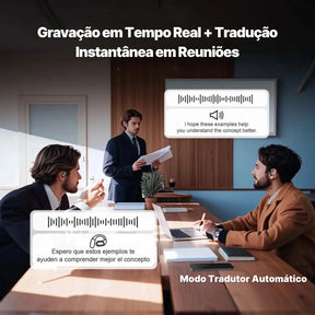 Fone Tradutor Bluetooth Erazer Tradução em Tempo Real,  Open-Ear