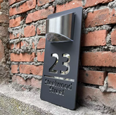 Placa Residencial e comercial personalizada com energia Solar!